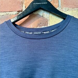 Men’s Dark Blue HEAD Short Sleeve T-Shirt. Size: XL